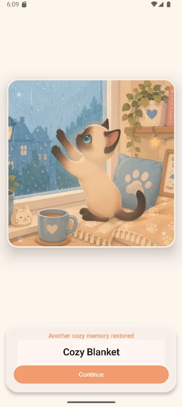 Cozy Cat Slide Puzzle screenshot